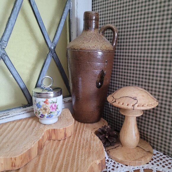 Vintage Porcelain Egg Coddler Royal Worcester Floral Design - Picture 3 of 11